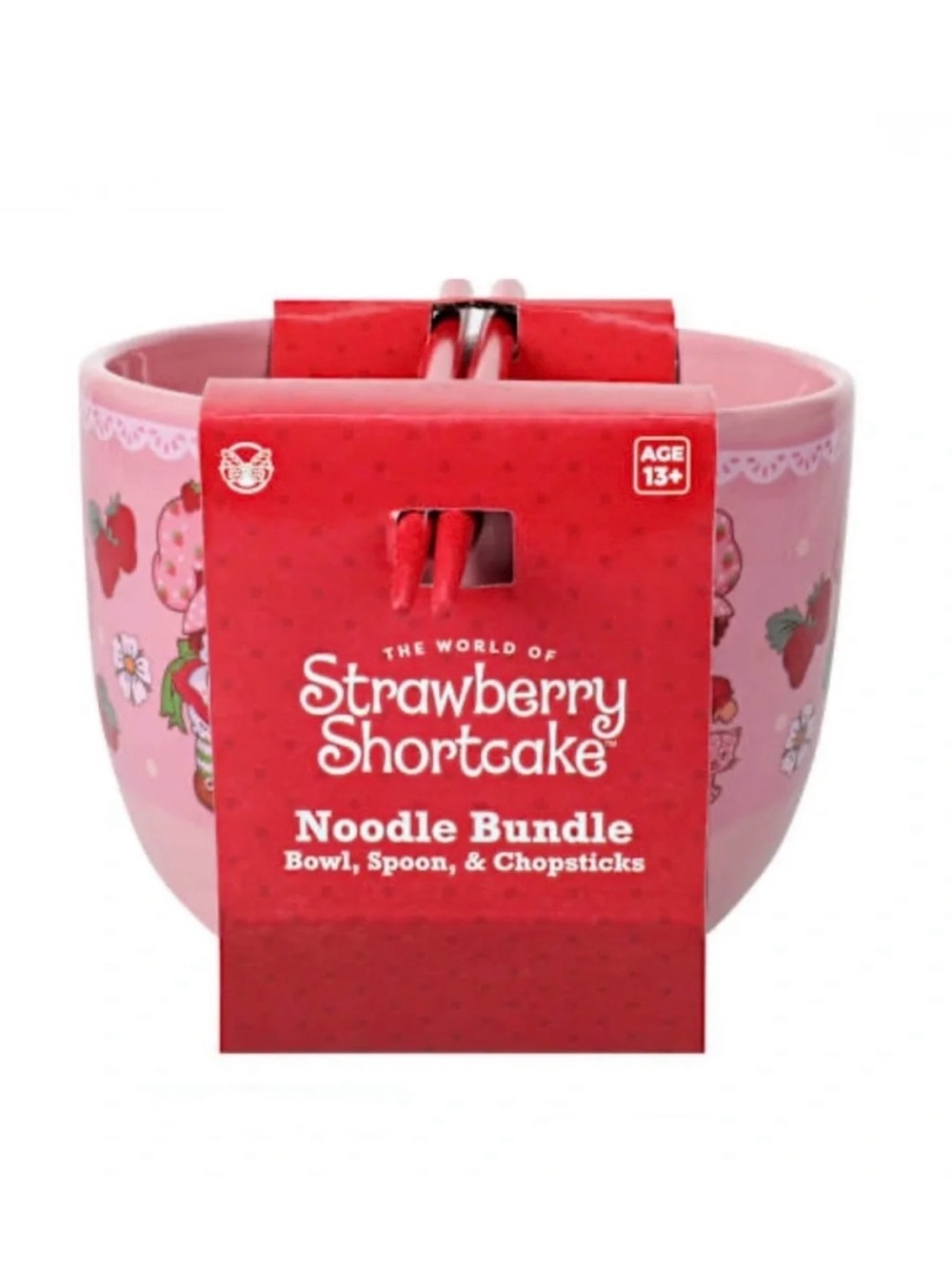 NWT Strawberry Shortcake Noodle Bowl Set